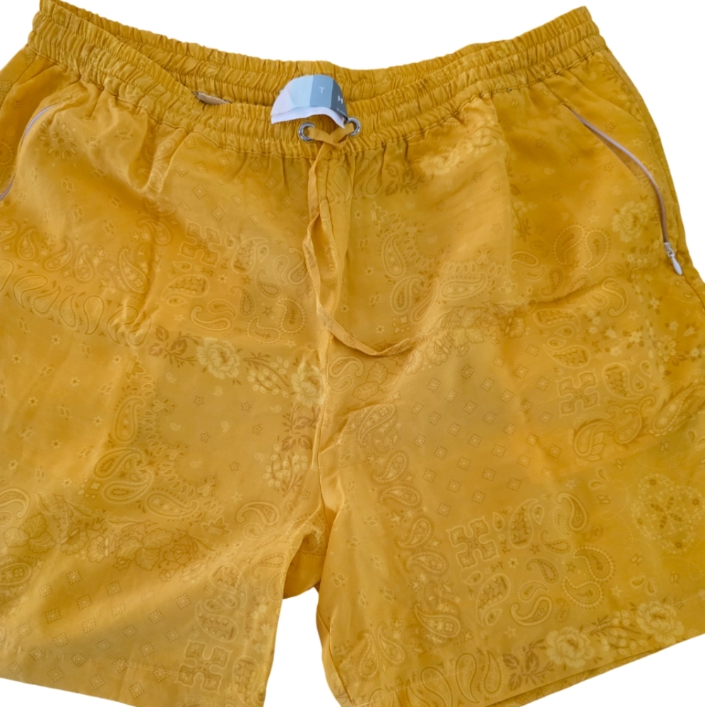 Kith Men's Cupro Linen Paisley print Shorts (Pre-owned) XL
